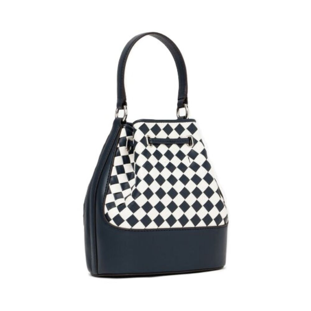 Michael Kors REED Belted Bucket Crossbody Medium – Navy