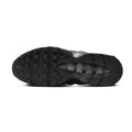 Black Adidas shoe sole on a white background