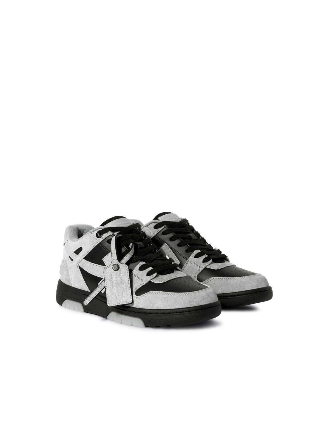 Off-White Light Gray/Black Out Of Office Suede 'Black'