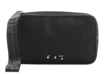 Off-White Logo Nylon Pouch Bag 'Black'