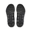 Black sole of a shoe on a white background