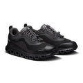 Black running shoes labeled 'Hype Elixir' on a white background