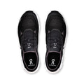 A pair of black Cloudcoast running shoes shown from a top-down view on a solid white background.
