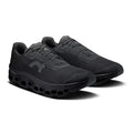 Black sneakers on a white background