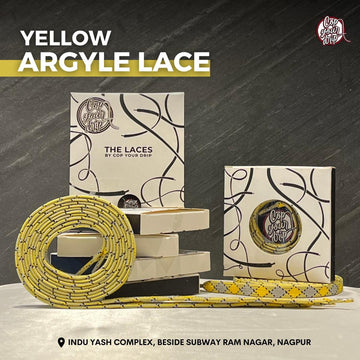 Yellow Argyle Lace