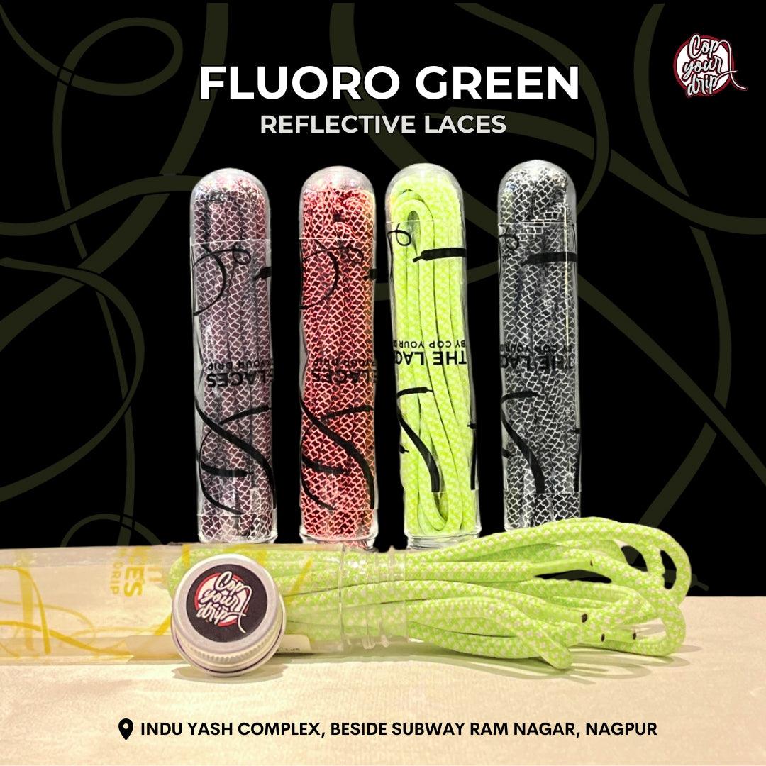 Fluoro Green - Reflective Lace