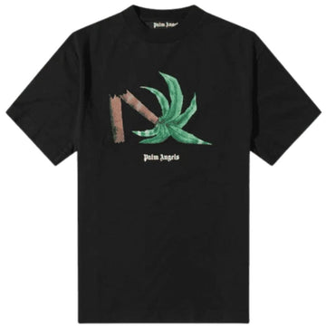Palm Angels Broken Palm Tee Black