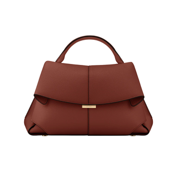 Polène Mokki Textured Red Clay Bag