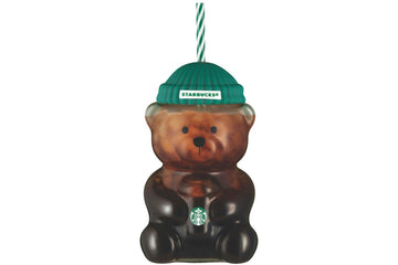 Starbucks Bear "Bearista" Glass Tumbler Cup