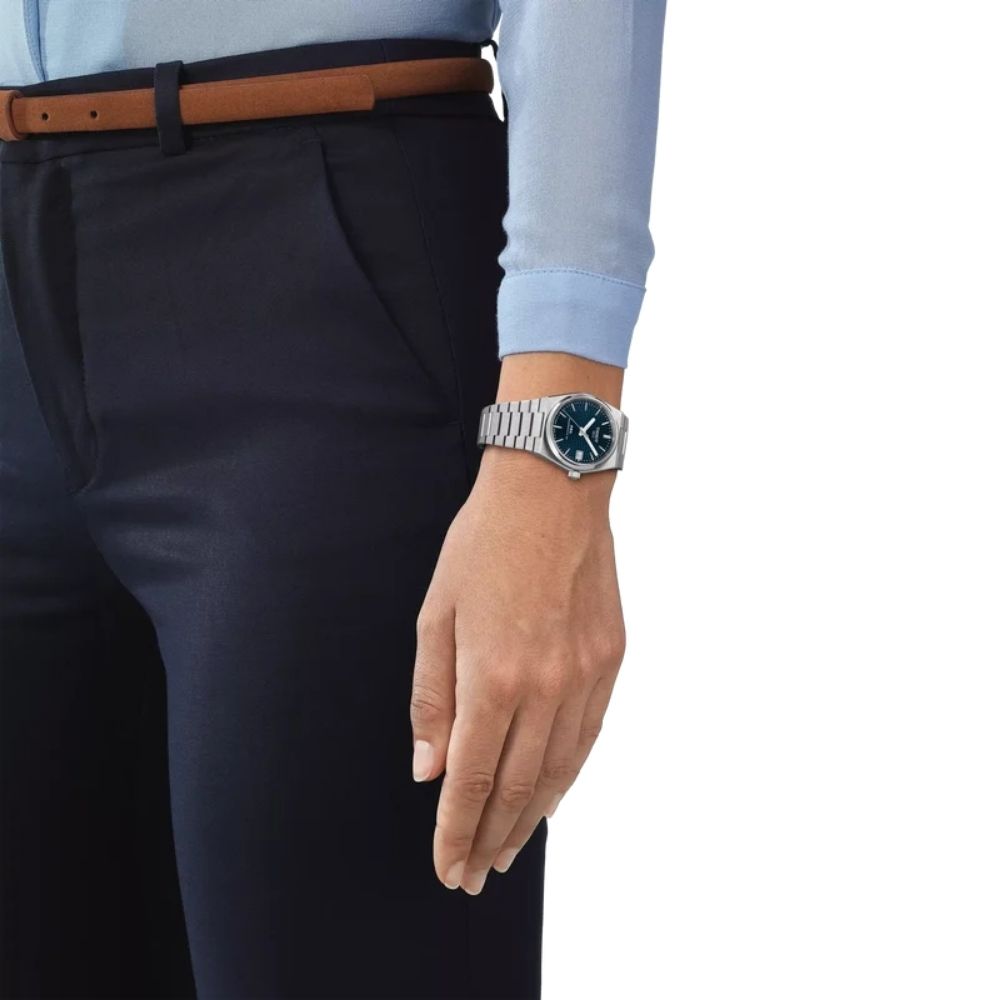 TISSOT PRX 35mm Powermatic 80 Blue Automatic Watch