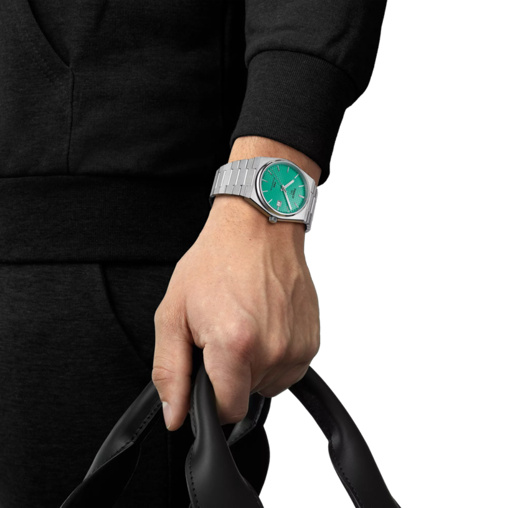 TISSOT PRX 40mm Light Green Powermatic 80 Watch