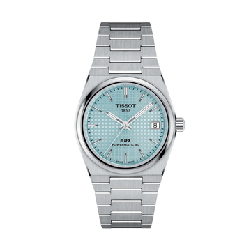 TISSOT PRX 35mm Powermatic 80 Ice Blue Watch