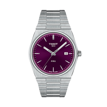Tissot PRX 40mm Purple Dial Quartz Watch