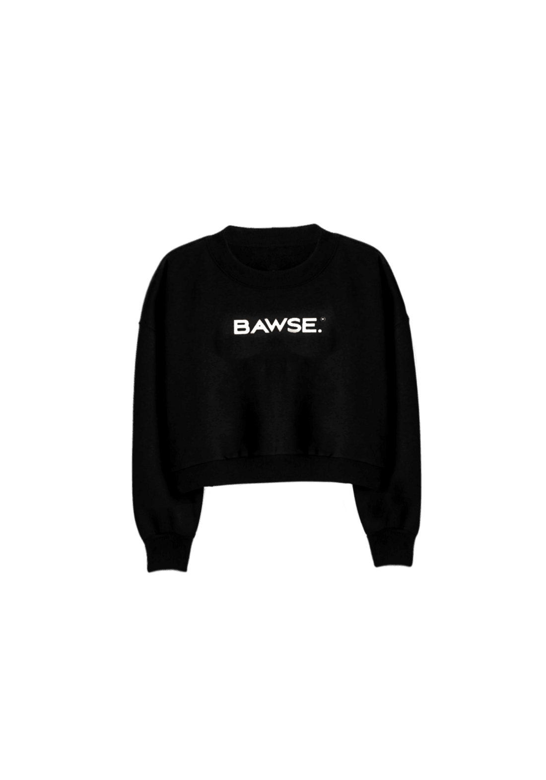 The Crop Sweatshirt Women - Black