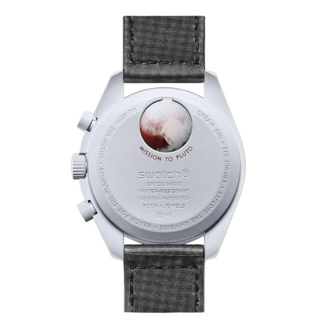 時計 Swatch Mission to Pluto Bioceramic Swatch x Omega Bioceramic Moonswatch 'Mission to Pluto