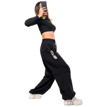 Parachute Pants Unisex - Black