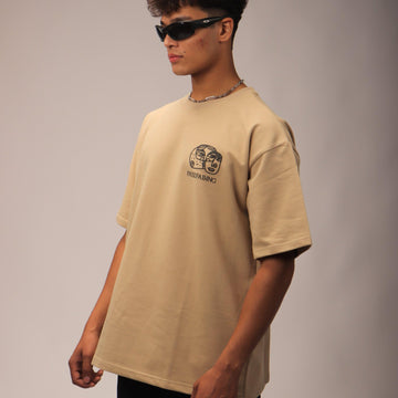 Indistinct Chatter Tee - Beige