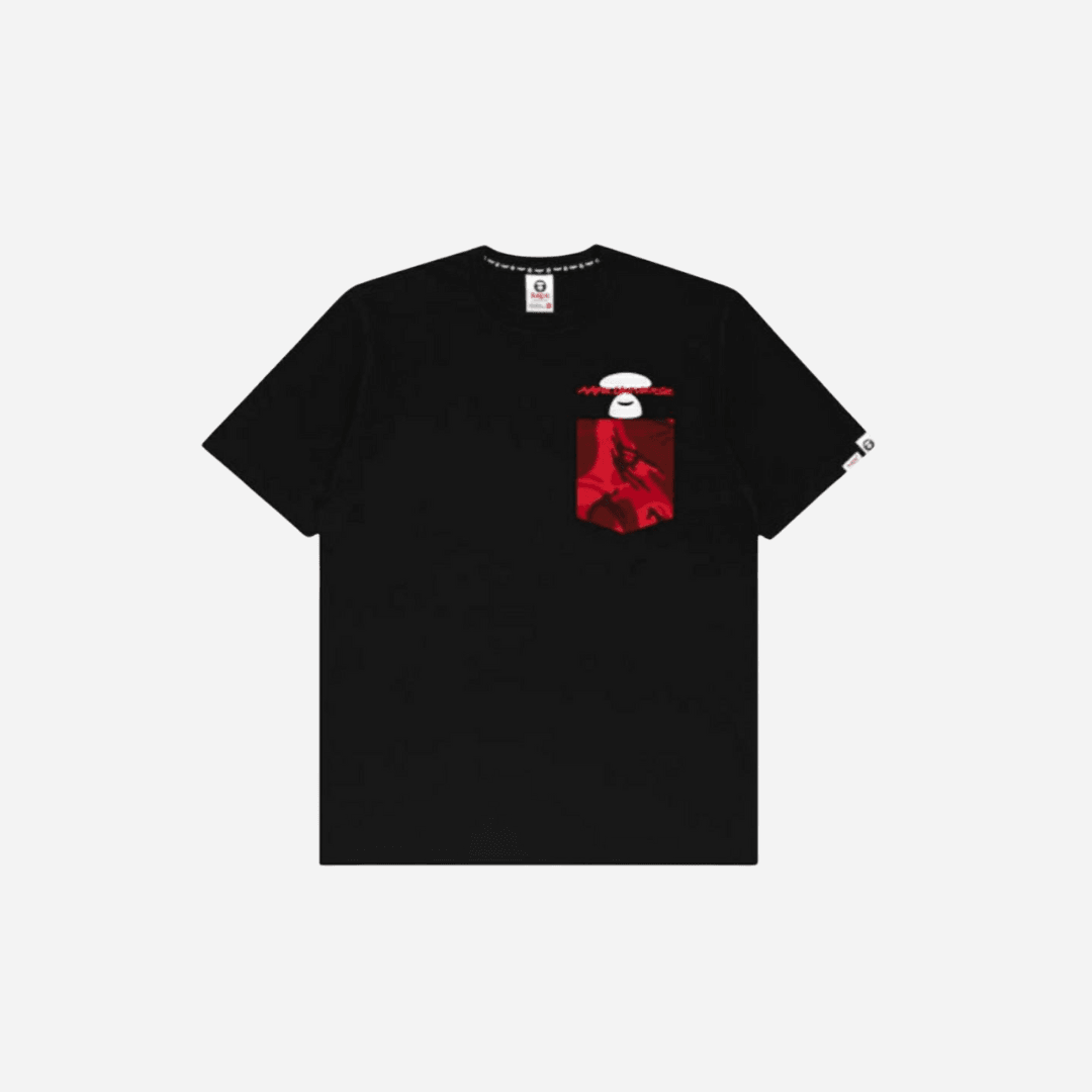 Aape* By Bape Red Camo Pocket Tee