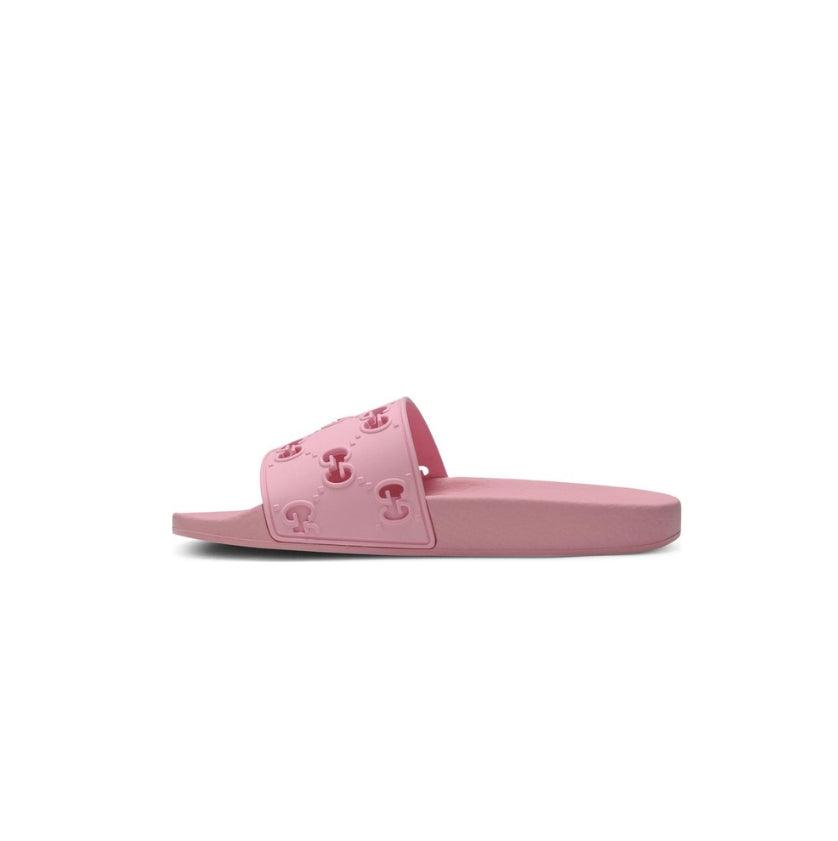 Gucci Wmns GG Slide Rubber 'Pink'