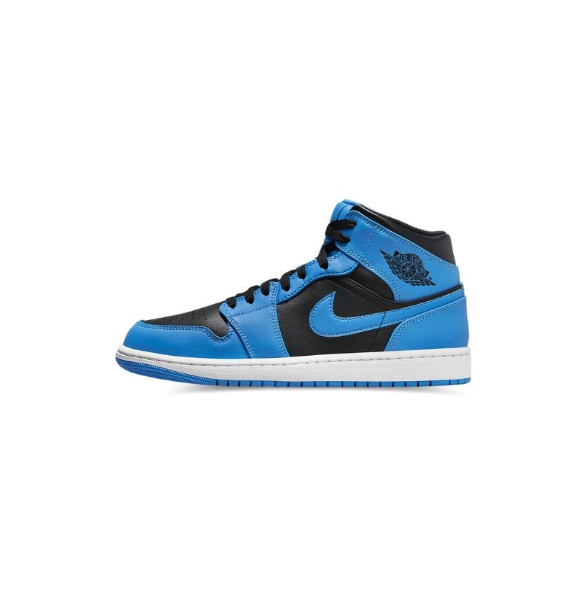 Air Jordan 1 Mid 'University Blue Black'