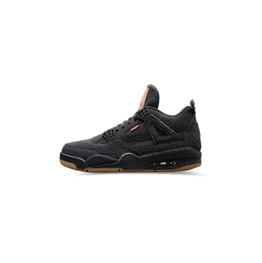 Levi's x Air Jordan 4 Retro GS 'Black Denim'