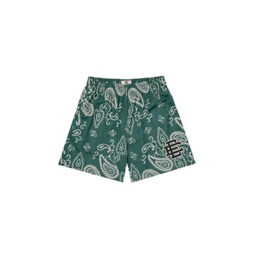 Eric Emanual EE Basic Shorts Green Paisley