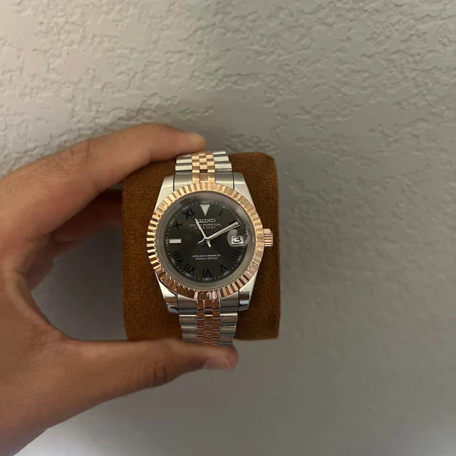 Seiko Mod Datejust Wimbeldon Two Tone
