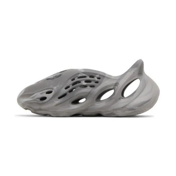A single gray foam clog-style shoe shown in side profile against a plain white background.