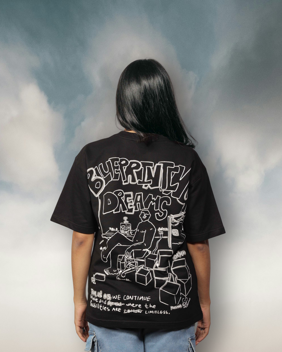 BLUEPRINTING DREAMS TEE (UNISEX)