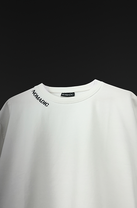 White Solid Tee - Wear Nomadic