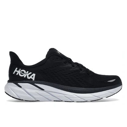 Hoka One One Clifton 8 Black White