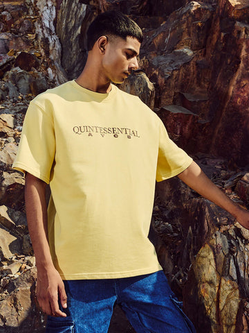 AYCS Quintessential Yellow Relax Fit T-Shirt
