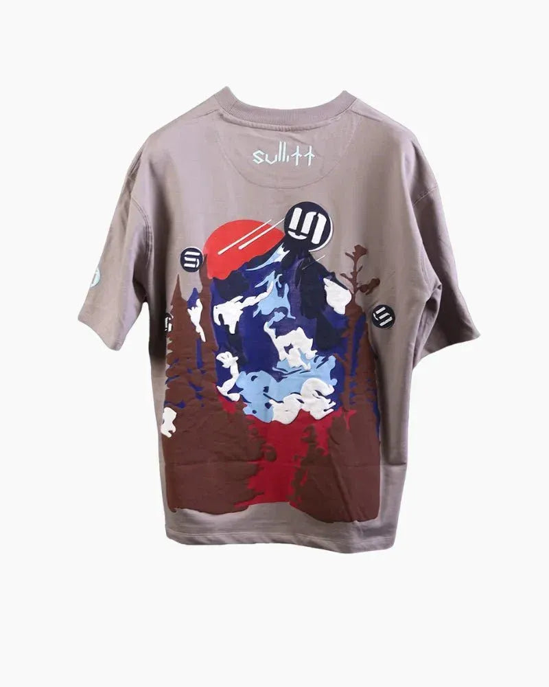 DAWNING MOUNTAIN OVERSIZED T-SHIRT