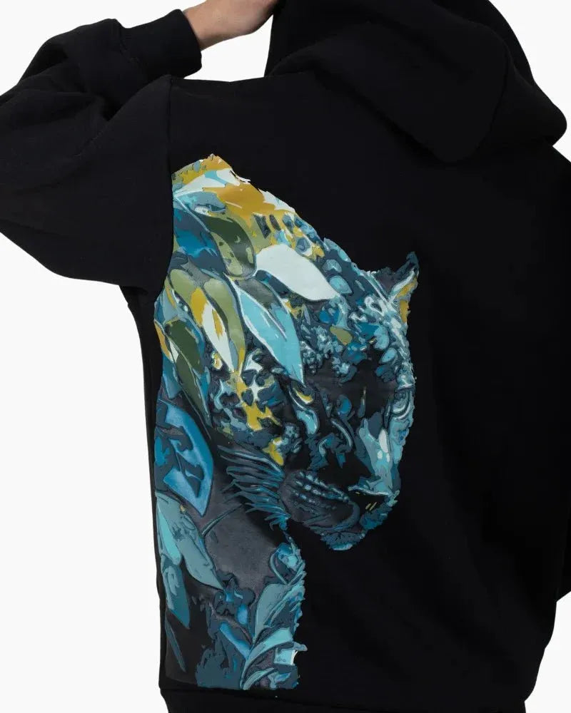 LEOPARD BLAZE HOODIE