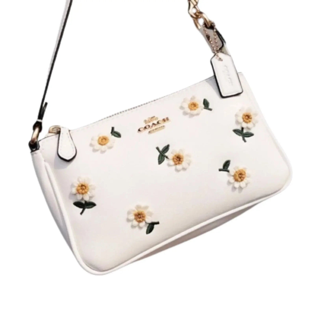 Coach Bleecker Daisy Shoulder Bag White Buy Daisy Coach Bag Online 